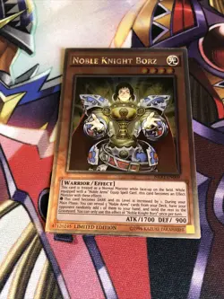 Yugioh - Noble Knight Borz (Platinum Rare) (Limited Edition) - NKRT-EN009 (P) - Image 1