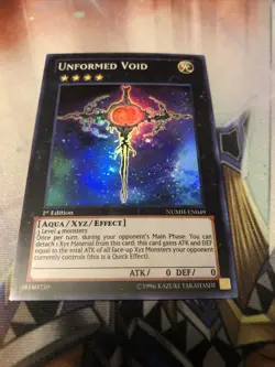 Unformed Void NUMH-EN049 - Super Rare Yugioh! Holo Foil Nice! - Image 1