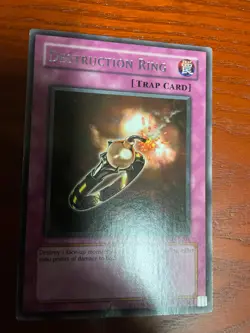 YuGiOh Destruction Ring IOC-101 SINGLE USED EXCELLENT CONDITION SEE PHOTOS - Image 1