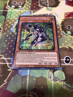 Yugioh ZS - Ascended Sage Prismatic Secret MP22-EN059 1st Near Mint - Image 1
