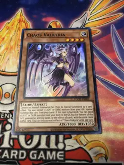 TOCH-EN008 Chaos Valkyria Super Rare Unlimited Ed Yugioh TCG - Image 1