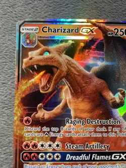 Charizard GX SM195 Black Star Promo Detective Pikachu Pokemon Card Full Art Holo - Image 4