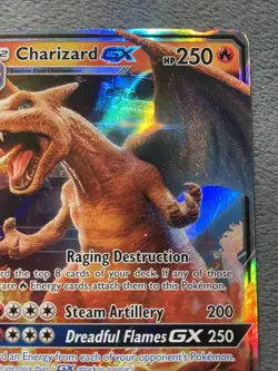 Charizard GX SM195 Black Star Promo Detective Pikachu Pokemon Card Full Art Holo - Image 5