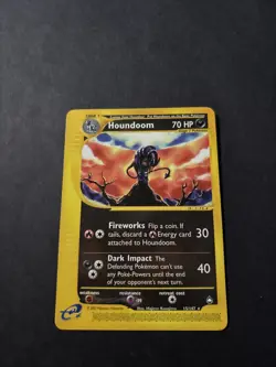 Houndoom 15/147 Aquapolis Non-Holo NM Condition Pokemon Card - Image 1