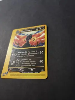 Houndoom 15/147 Aquapolis Non-Holo NM Condition Pokemon Card - Image 2