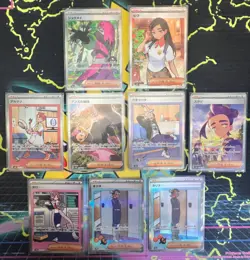 Pokemon Card Terastal Festival 9 Card LOT - Trainer SR & SAR Full SET Japanese - Image 1