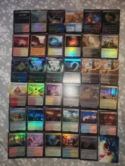 Magic: The Gathering 35 card land lot Final Fantasy Edge Of Eternities Eldraine - Image 2