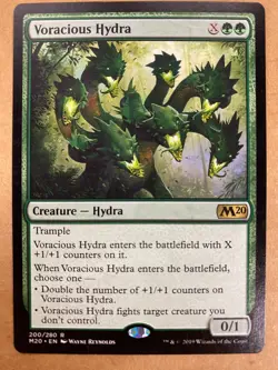MTG 1x Voracious Hydra # 200 Core Set 2020 M20 Magic the Gathering Card x1 NM - Image 1