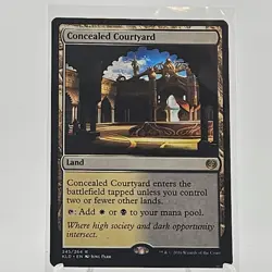 Concealed Courtyard 245/264 Kaladesh KLD MTG Magic White Black Rare Land LP - Image 1