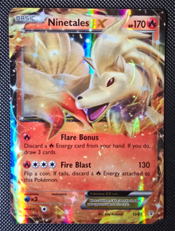 Pokemon Card - Ninetales EX - XY Generations - Holo - 13/83 - LP - Image 1