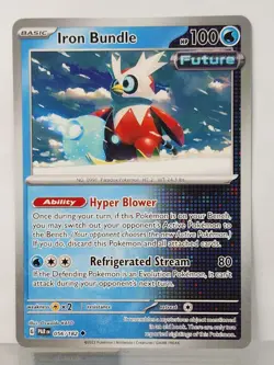Common IronBundle 056/182 NM / M Paradox Rift Scarlet Violet Pokemon Card - Image 1