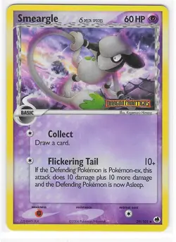 POKEMON CARD - SMEARGLE HOLO RARE 39/101 EX DRAGON FRONTIERS REVERSE FOIL - Image 1