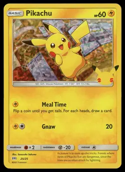 POKEMON CARD - PIKACHU 25/25 MCDONALD'S COLLECTION 2021 - Image 1