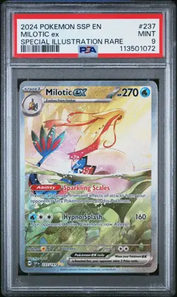 POKEMON CARD - MILOTIC EX 237/191 SURGING SPARKS SPECIAL ILLUSTRATION RARE PSA 9 - Image 1
