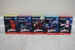 NEW SDCC 2025 Magic The Gathering x Spider-Man Complete Welcome Deck Set (5) - Image 1