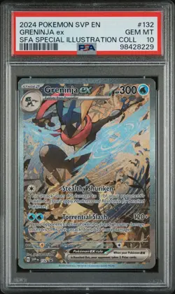 POKEMON CARD - GRENINJA EX SVP 132 SHROUDED FABLE COLLECTION BOX PROMO PSA 10 - Image 1