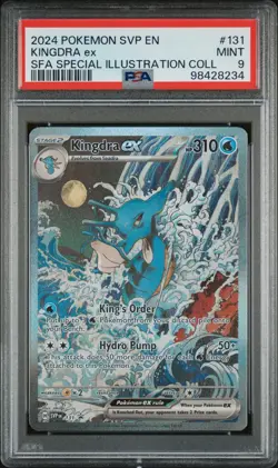 POKEMON CARD - KINGDRA EX SVP 131 SHROUDED FABLE COLLECTION BOX PROMO PSA 9 - Image 1