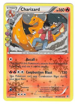 POKEMON CARD - CHARIZARD HOLO RC5/RC32 XY GENERATIONS - Image 1