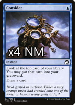 Consider x4 Innistrad Midnight Hunt NM - MtG Magic the Gathering - Image 1