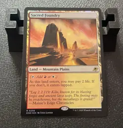 Sacred Foundry #0256 Rare FOIL Land Edge of Eternities Magic MTG - Image 1