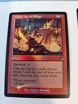 MTG -Light up the Stage FOIL Ravnica Remastered - Image 1