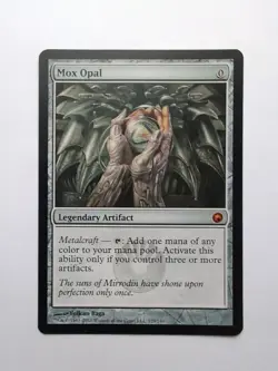 MTG Mox Opal (SOM) Scars Of Mirrodin Regular Mythic 179/249 - Image 1