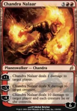 [1x] Chandra Nalaar Played, English Lorwyn MTG Magic - Image 1