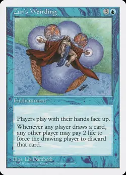 MTG Magic the Gathering 1x SP Zur's Weirding - Fifth Edition x1 - Image 1
