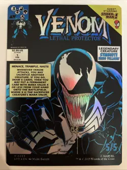 Eddie Brock/Venom Lethal Protector (0233) (Borderless) Marvel's Spider-Man Foil - Image 1