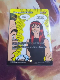 Unexpected Windfall - Borderless - #M 0029 -Marvel's Spider-Man - MTG - NM/M - Image 1