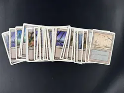White Bordered Basic Lands MTG - Image 1