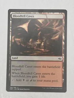 MTG Artist Proof Bloodfell Caves FRF Signed by Adam Paquette - Image 1