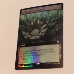Undergrowth Stadium x1 1x FOIL Extended Art Commander Legends NM MTG Foil Curve - Image 1