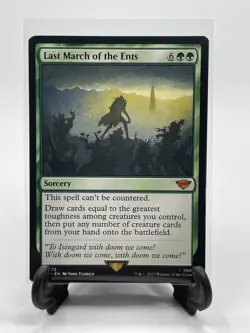 MTG Last March of the Ents NM Lord of the Rings Magic the Gathering Mythic - Image 1