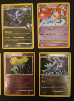 9 Card Pokemon Lot 2008-2010 : Dialga, Typhlosion, Mewtwo, + More * Damaged* - Image 3