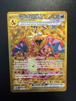 Pokemon TCG Charizard EX Obsidian Flames Card 228/197 Near Mint Condition - Image 1
