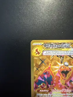 Pokemon TCG Charizard EX Obsidian Flames Card 228/197 Near Mint Condition - Image 2
