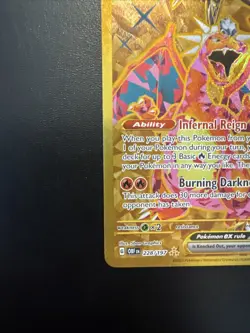 Pokemon TCG Charizard EX Obsidian Flames Card 228/197 Near Mint Condition - Image 5