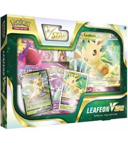 Pokemon TCG Leafeon Vstar Special Collection Box Factory Sealed - Image 1
