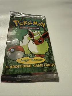 Pokemon 1999 Jungle Booster Pack Flareon Vintage Sealed - Image 4