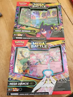 Pokemon Mega Battle Deck Set of 2 (1 of each) Gengar/Diancie ex English IN HAND 196214119253 - Image 1
