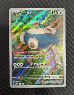 Snorlax SVP 051 Pokemon TCG Scarlet & Violet 151 ETB Black Star Promo - Image 1