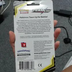 SEALED Pokemon Sun & Moon TEAM UP Blister Checklane Booster Pack Pikachu SM162 - Image 2