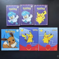Lot of Pokemon Anniversary McDonald's Promo 4 Sealed Booster Packs and sticker - Image 1