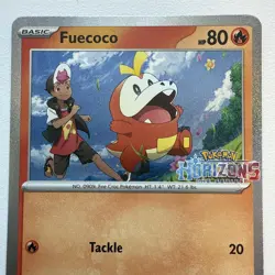 Fuecoco SVP 192 Black Star Promo Pokemon Horizons Stamp Pokemon TCG Stamped - Image 2