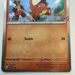 Fuecoco SVP 192 Black Star Promo Pokemon Horizons Stamp Pokemon TCG Stamped - Image 3