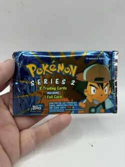 Pokemon Topps Series 2 Sealed Booster Pack - Image 1