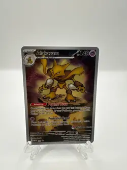Pokemon TCG Alakazam Mega Evolutions Pokemon Center ETB Promo 009 - Image 1