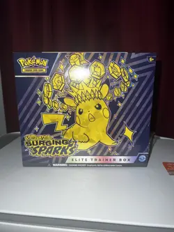 Pokemon TCG Surging Sparks ETB Elite Trainer Box FACTORY SEALED NEW - Image 1