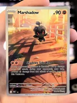 NEW! Marshadow Pokemon TCG POCKET Illustration Rare *SEE DESC* - Image 1